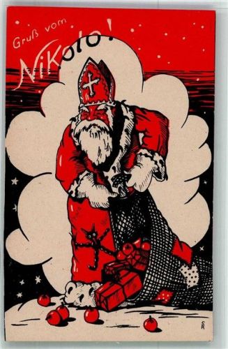Nikolo mit Mitra Verlag LWKW Nr. 9030
