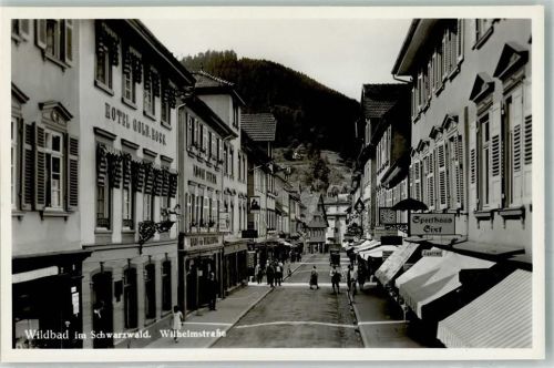 Bad Wildbad Wilhelmstraße Oldtimer