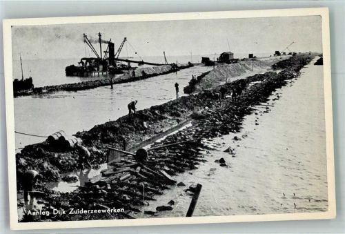 Harderwijk Baustelle Deich Zuiderzeewerken