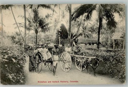 Colombo 1912 Tracht Rikscha