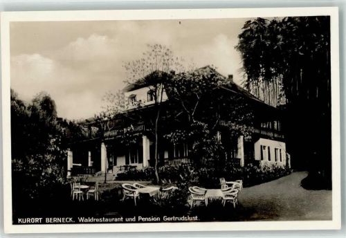 Bad Berneck Gasthaus-Pension Gertrudslust Garten