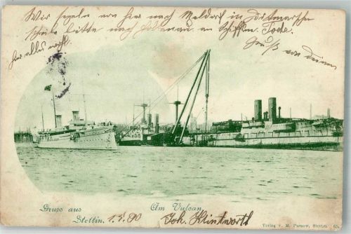Stettin 1900 Vulkan- Werft