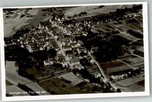Gechingen 1942 Fliegeraufnahme