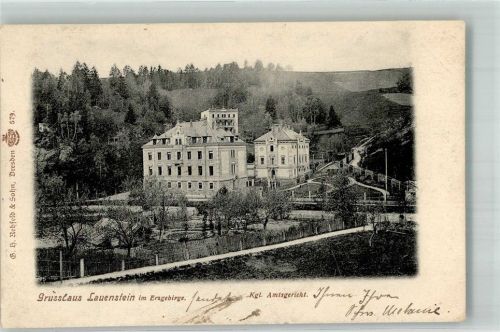 01778 O8246 Lauenstein , Sachs 1901 - Kgl. Amtsgericht