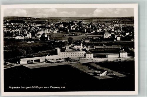 Böblingen Fliegeraufnahme Flughafen Stuttgart-Böblingen