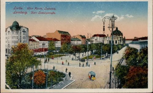 1918 Lemberg, Karl Ludwigstraße,Wydawn. Sal. Mal. Polsk.Krakow