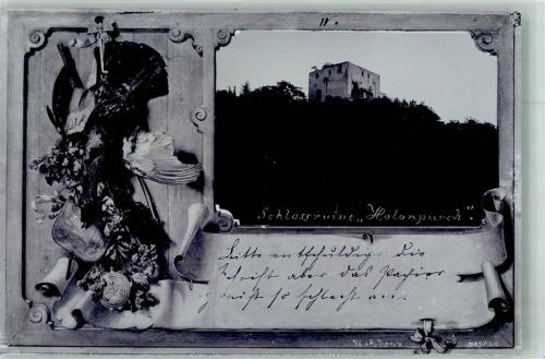 Hollenburg 1900 Schlossruine Bertholdstein Holonpurch Adelskorrespondens