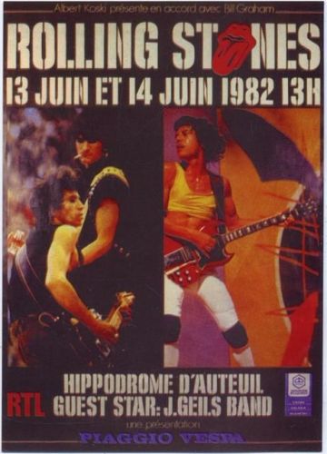 um 1982 Die Rolling Stones, 13 Juni und 14 Juni 1982