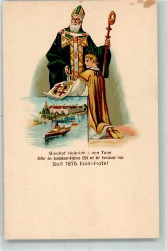Konstanz Bischof Heinrich I. von Tann Inselhotel