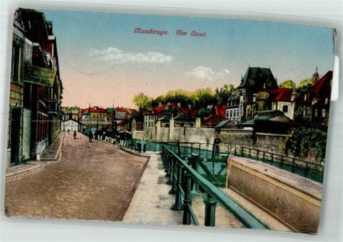 Maubeuge 1916 Feldpost WK I Am Quai