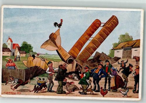1919 Serie 815 O diese Flieger , der erwischte Hamsterer sign. Carl Schilling