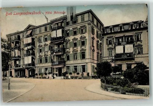 Bad Schwalbach 1907 Hotel Metropole