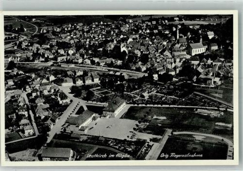 Leutkirch Fliegeraufnahme Freigeg. R.L.M.