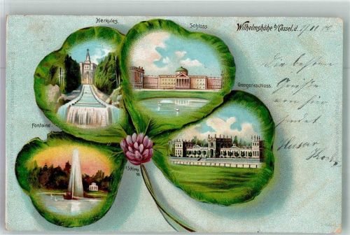 Wilhelmshöhe 1900 Herkules Schloss Fontaine Orangerieschloss