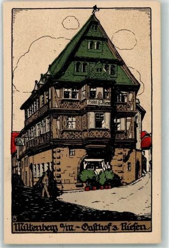 Miltenberg Gasthaus zum Riesen erbaut 1590 Mittelalter Fürstenherberge