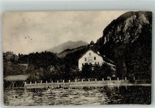 Kochel 1923 Erholungsheim Seehof am Kochelsee Inflationsporto 400 Mark