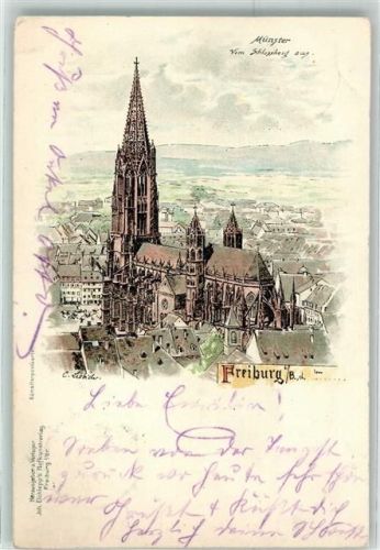 Freiburg 1898 sign. C.Liebich Münster