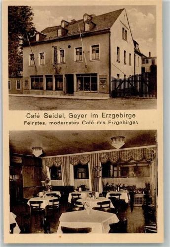 09468 O9307 Geyer - Gasthaus Konditorei Cafe v. Paul Seidel Marienstraße