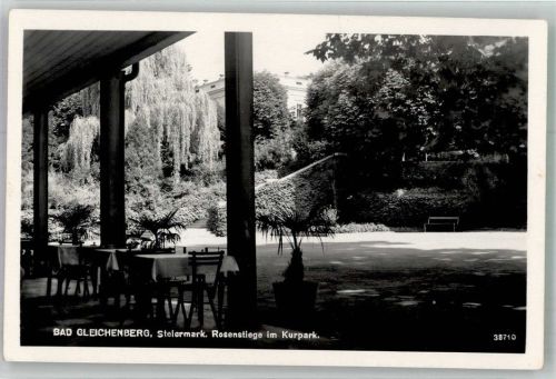 8344 Bad Gleichenberg 1964 Foto AK Rosenstiege im Kurpark