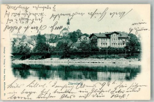 Starnberg 1901 Hotel Kirche Adelskorrespondenz