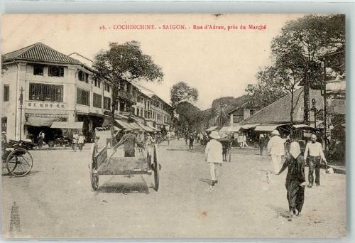 Saigon Rue d`Adran Straße zum Markt
