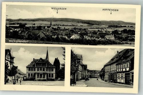 Markoldendorf Alter Markt m Gasthaus Ratskeller Brückenstraße