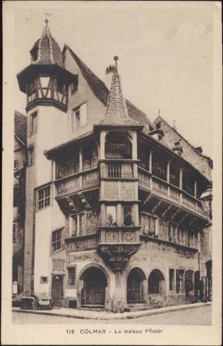 um 1910/20 - Colmar: La maison Pfister,Edition Wibeco AKU1