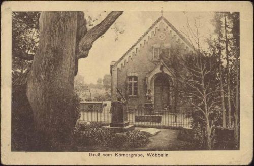 um 1920/30 Wöbbelin, Gruß vom Körnergrabe, Mecklenburg-Vorpommern,Th. Wrigge