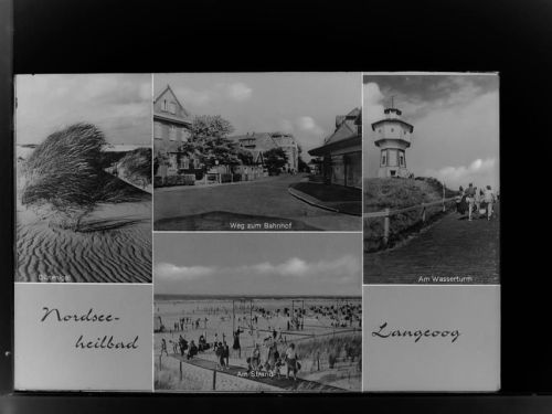 Langeoog Mehrfachbildkarte