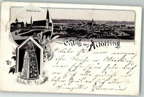Altötting 1902 Wallfahrtskirche Ottmar Zieher Vorläufer
