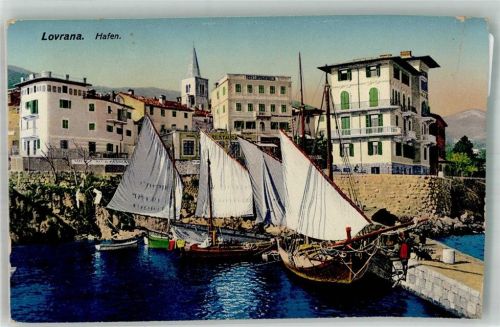 Lovrana Hafen Einriß