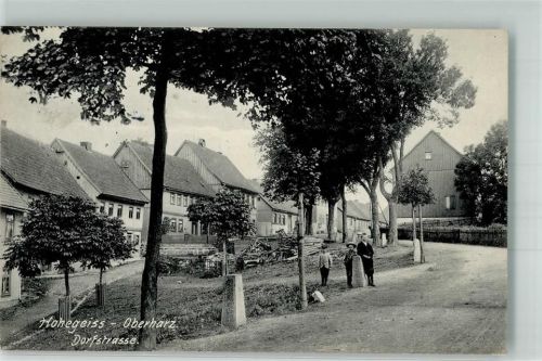 Hohegeiß 1911 Dorfstraße