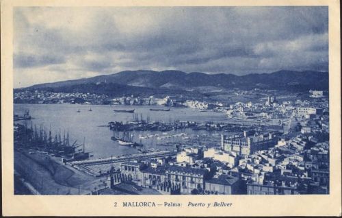 um 1920/30 Mallorca, Palma, Pürto y Bellver, Spanien (Spain).