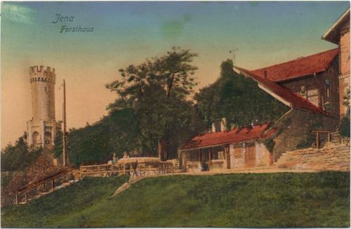 um 1907 Jena: Forsthaus,Dr. Trenkler & Co
