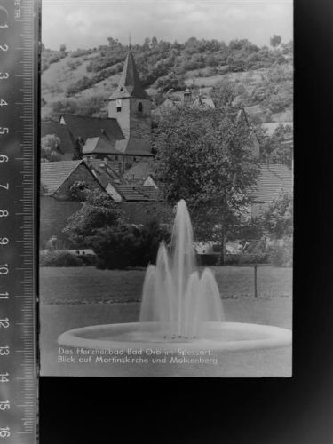 Bad Orb Blick auf Martinskirche u. Molkenberg