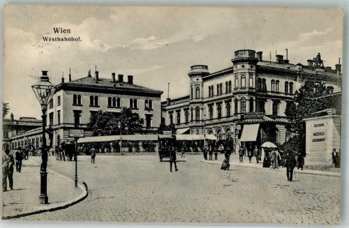 Wien 1909 West- Bahnhof