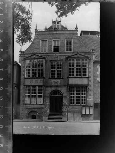 26441 W2942 Jever GLASNEGATIV Rathaus