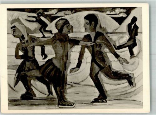 E.L. Kirchner Schlittschuhläufer v. 1923