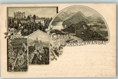 Hohenschwangau 1900 Schloss Neuschwanstein