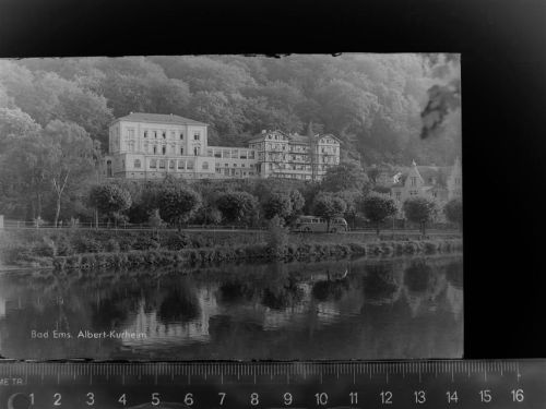 56130 W5427 Bad Ems GLASNEGATIV Albert Kurheim