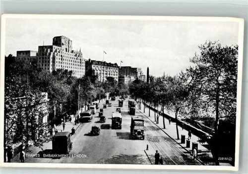 London LKW Auto Thames Embankment