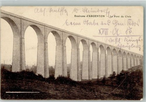 Argenton 1914 Le Pont de Cluis