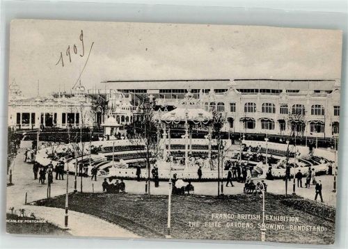 London 1909 Ausstellung Franco-British The Elite Gardens
