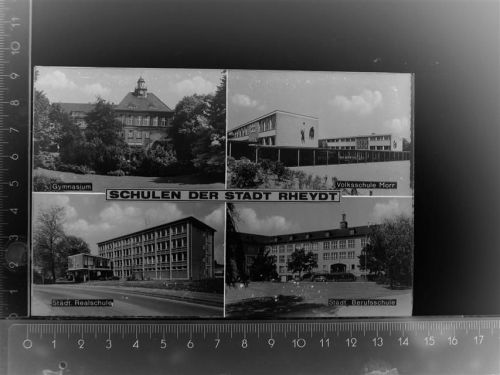 Rheydt Mehrfachbildkarte Schulen