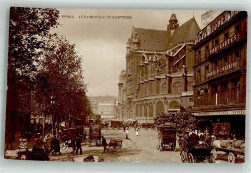 Paris Geschäft Les Halles Kirche St. Eustache