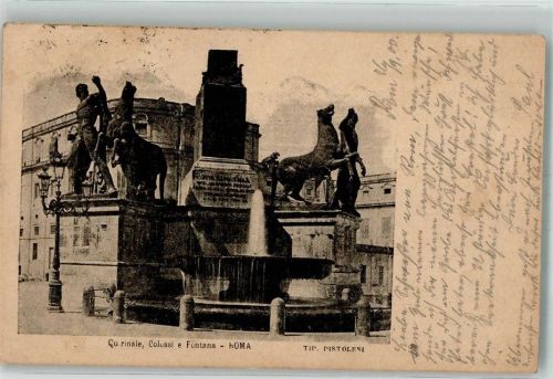 Roma 1900 Denkmal Qurinale