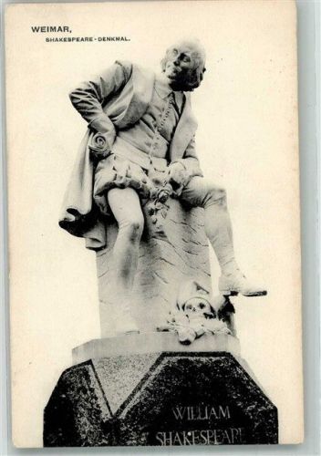 Weimar 1909 Denkmal des englischen Dichters von Prof. Otto Lessing Verlag Zedler & Vogel 1739