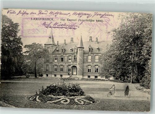 Langemark Schloss Feldpost WK I 51.Res.Div.