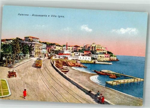 Palermo Straßenbahn Acquasanta e Villa Igiea