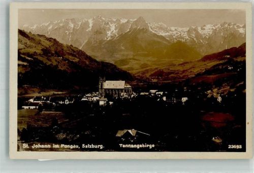 Sankt Johann 1931 Tennegebirge